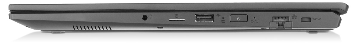 InfinityBook S 17 right ports